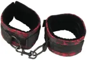 Scandal Universal Cuffs Fantasy Bondage Red Black Elegant Submissive Play
