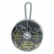 (3)-SouthBend 79-Piece Round Split Shot Sinker Kit Assortment