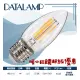 台灣現貨實體店面【阿倫燈具】(PM801-91)LED-4W仿鎢絲尖清燈泡 E27規格 黃光 鋁燈頭+透光玻璃 全電壓 提升氣氛 可取代傳統鎢絲燈泡