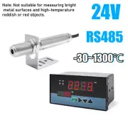 RS485 24V Infrared Thermometer Sensor Non-contact Temperature Tool W/ Controller