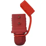 50 amp Anderson Plug Weather Proof Cover Red with LED Power Indicator