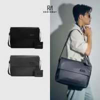 在飛比找momo購物網優惠-【ROBINMAY】洛德斜背包-XL(磁扣、拉鍊封口/高磅數