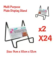 Black Metal Picture Photo Holder Display Stand Easel Strut Plate Dish Painting