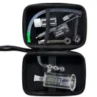4" MINI Glass Bong Blue Pyrex Smoking Water Pipe Portable Hookah W/BOX Full Set