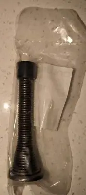 OnWard Oil Rubbed Bronze Spring Baseboard Door Stop Brown Bumper 3"