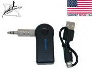Wireless Bluetooth Receiver 3.5mm AUX Audio Stereo Music Home Car Adapter Headph