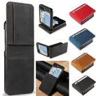 For Samsung Galaxy Z Flip 6 5 4 3 Shockproof Wallet Card Case Leather Flip Cover