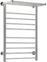 Electric Heated Towel Rail Rack 14 Bars Wall Mounted Clothes Drying Warmer