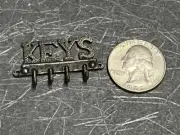 Dollhouse Miniature Metal Wall Hook for Keys 1:12 inch scale B497 Dollys Gallery
