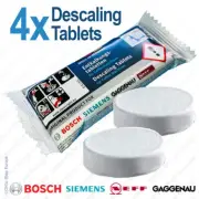4x Coffee Machine Descaling Tablets Siemens Neff Gaggenau 311864 Descale Kettle