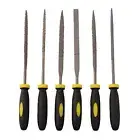 6x Mini Metal Filing Rasp Needle File Wood Hand Tools Set Woodworking,140mm