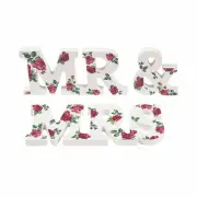 Mr. & Mrs. Tabletop Floral Sign Sett, Wedding, Home Decor, Wedding & Bridal, 3 P