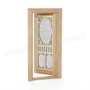 1:12 Miniature Wooden Screen Door Dollhouse DIY Furniture Accessories Decor
