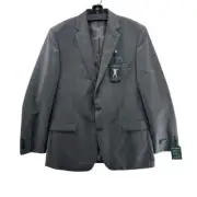 LRL Ralph Lauren Mens Lattimore Suit Jacket Grey 44L NWT