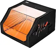 VEVOR Laser Engraver Enclosure, 800 x 800 x 500 mm, Flame Retardant and Fireproof Protective Cover, with Exhaust Fan and Pipe, Insulates Smoke, Noise and Eye Protection, Fits for Most Laser Engraver