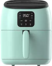 Tasti-Crisp™ Electric Air Fryer Oven, 2.6 Qt., Aqua – Compact Air Fryer for Heal