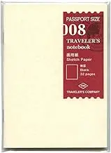MIDORI TRAVELER'S Passport Size Refill 008 /sketching heavy papaer