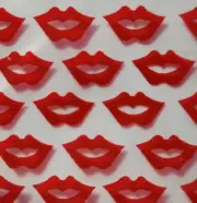 Luscious Lips Strong Zip Lock Resealable Bags 38mm x 38mm (10 Units)