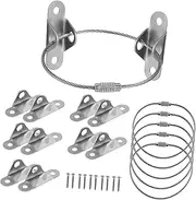 TOYANDONA 6 Sets Furniture Safety Anchors Baby Proofing Wall Anchors for Bookshelves Dressers Cabinets
