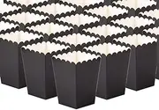 Black Popcorn Boxes Small Cardboard Popcorn Mini Containers,Pack of 24