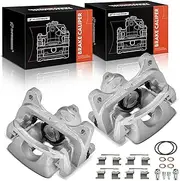Disc Brake Caliper Assembly with Bracket Compatible with Chevrolet Volt 2016-2019, Bolt EV 2017-2019 - Rear Driver and Passenger Side, 2-PC Set