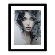 Grey Art Framed Art Framed print Art Poster