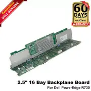 Genuine Dell PowerEdge R730 16x 2.5" SAS SATA SFF Backplane Assembly 8TGM0