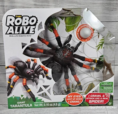 Robo Alive Giant Tarantula Spider by Zuru - Brand New Sealed