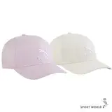 在飛比找遠傳friDay購物優惠-Puma 帽子 棒球帽 刺繡 粉紫/米 02255427/0