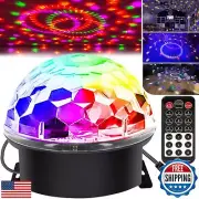 memzuoix 2025 Upgrade Disco Ball Party Lights Dj Strobe Light with 6 Colors,