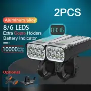 Bicycle Light Powerful Bike Headlight USB Rechargeable Power Bank Front and Rear