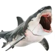 PNSO Megalodon Model Figure Action Shark Prehistoric Ocean Animal Adult Kids Collection Science Education Toys Gift Home Decor