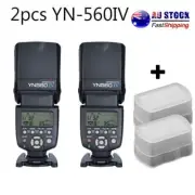 2pc Yongnuo YN-560 IV Flash Speedlite for Canon Nikon Olympus Pentax DSLR Camera