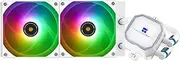 Thermalright Frozen Prism 240 White ARGB CPU Water Cooler with Dual PWM Fans ARGB, Water Pump Speed is 3300RPM, for AMD: AM4/AM5,Intel LGA1150/1155/1200/1700/1851/2011,Case 240 Radiator