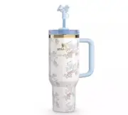Stanley X Love Shack Fancy Holiday Quencher Cup 40 OZ - Rosa Beaux Blue NEW