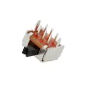 2X OS202011MA0QN1 Switch: Slide Switch Pos: 2 DPDT 0.1A/12VDC ON-ON C&K