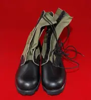 NWOT NOS USGI 1968 VIETNAM ERA GREEN JUNGLE BOOTS 10N 10 NARROW ENDICOTT JOHNSON