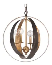 Crystorama 4-Light Luna Mini Chandelier