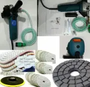 Wet Polisher Concrete Sander Granite 25 Diamond stone marble Polishing pad buff
