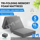 Portable Folding Mattress Single Sofa Bed Trifold Memory Foam Sleeping Pad Mat