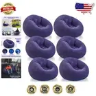 Inflatable Lazy Sofa - 6 Pack Blue Bean Bag Chairs for Indoor & Outdoor Fun