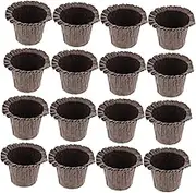 HAKIDZEL 30pcs Elegant Oil Paper Muffin Cups Stylish Baking Liners for Cupcakes Greaseproof Cupcake Cases for Parties Weddings and Events Premium Quality Muffin Papers