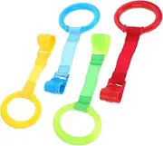 VICASKY 8pcs Pull Rings Walking Assistant Stands Safe Hanging Rings for Learning to Stand Walk Durable Material
