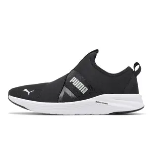 Puma 訓練鞋 Better Foam Prowl Slip Nova 女鞋 黑 白 套入式 緩震 多功能 37793801