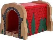 Vaguelly Train Track Accessories Wooden Model Train Tunnel Accessories Boys and Girls Cave Tunnel Toy Set