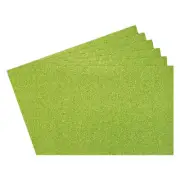 6pcs Glitter EVA Foam Sheets 12x8 Inch, 2mm Thickness Grass Green Self Adhesive