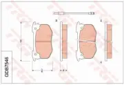 TRW Front Brake Pads GDB7546 fits Renault Fuego 136 1.6 TS/GTS (1362) (for: Renault)