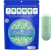 Capsuline Colored Size 00 Empty Vegan Capsules - 1000 Count - Empty Veggie Pill Capsules - DIY Vegetable Capsule Filling - Empty Caps - Kosher and Halal Certified - Non-GMO Certified (Sage Green)