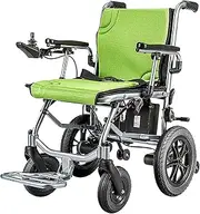 The Lightweight Electric Wheelchair Has Two Control Functions.a Compact Electric Wheelchair User Can Open/Fold Quickly The 17.7-Inch Wide Wheelchair