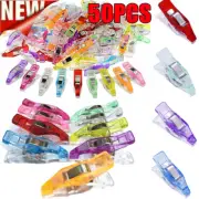 Lot 50 Multicolor Wonder Clips for Fabric Quilting Craft Sewing Knitting Crochet